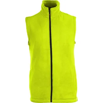 pracovní vesta Fleecová vesta - tyrkysová: Reflexní žlutá 2XL