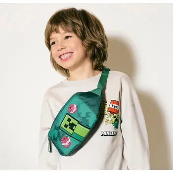 Kabelka Reserved - Ledvinka Minecraft - zelená - 116IM-77X - 116IM-77X-ONE