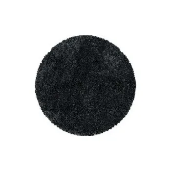 Ayyildiz Kusový koberec Fluffy Shaggy 3500 anthrazit kruh Rozměry koberců: 80x80 (průměr) kruh