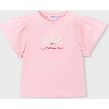 Dívčí tričko Dětské tričko Mayoral 3004.6B.Mini.PPY2 růžová 30X, vel. 122