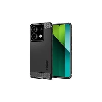 Pouzdro na mobilní telefon Spigen Rugged Armor kryt Xiaomi Redmi Note 13 Pro 5G / POCO X6 5G matně černý