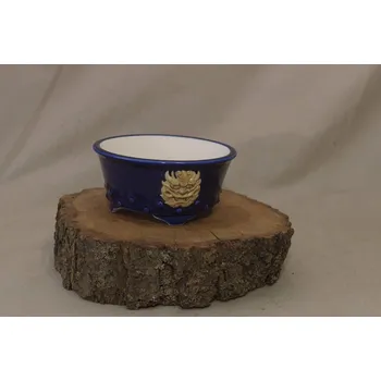 Yixing keramická miska 15x15x7cm Barva: Námořní modř