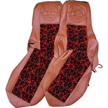 Ochranný autopotah Potahy sedadla DAF XG, XG+ Hněda, Dánská plyš