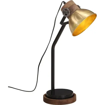 Dekorativní svítidlo vidaXL Stolní lampa 25 W patina 18 x 18 x 60 cm E27 [371949] Barva: Mosaz