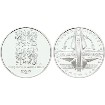 Česká republika. 200 Kč 1999. NATO - Severoatlantická smlouva. Běžná kvalita.