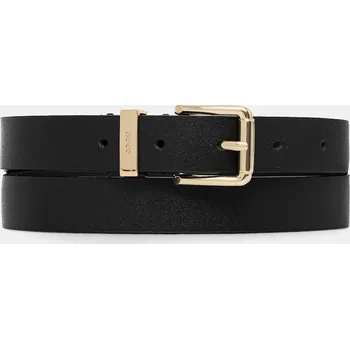 Opasek Kožený pásek HUGO Palm-Mloop 50558803 černá 99X, vel. 85