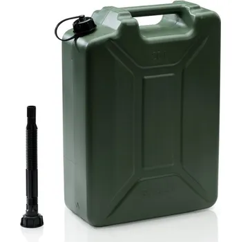 Kanystr Czech Plastový kanystr "ARMY" na PHM s výpustnou trubicí - 20 l