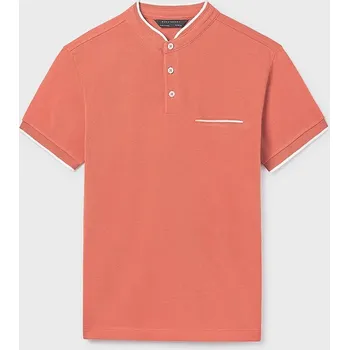 Dětská bavlněná polokošile Mayoral 6163.7B.Junior.PPY2 oranžová 28X, vel. 152