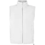 Fleecová unisex vesta Jada - bílá: 3XL
