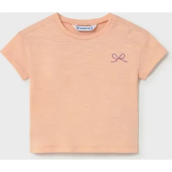 Chlapecké tričko Dětské bavlněné tričko Mayoral 1083.4J.Baby.PPY2 oranžová 32X, vel. 92