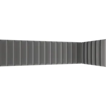 Obklad Rohový dekorační nástěnný panel MATEO 210x90x60 cm, šedá + vyzvednutí ZDARMA