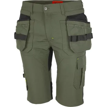 pracovní kraťasy Pracovní kraťasy EREBOS - zeleno/černé: Zelená/Černá 58