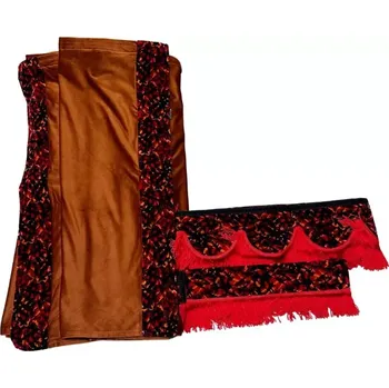 Ochranný autopotah Skládné záclonky 3v1 DAF XG, XG+ - Hnědá, Dánská plyš