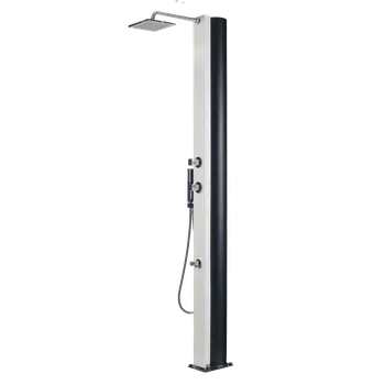 Solární ohřívač vody Solární sprcha BORA BÍLÝ DUB s oplachem nohou bvz-315380