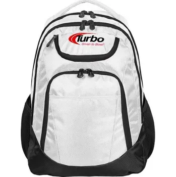 Taška na bowlingovou kouli BATOH TURBO BÍLÝ/ČERNÝ ZIP