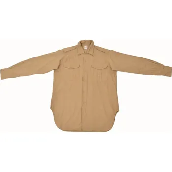 Pánská košile Armda Francouzsk Košile FRANCOUZSKÁ bavlněná M47 použitá original KHAKI - PÍSKOVÁ 37