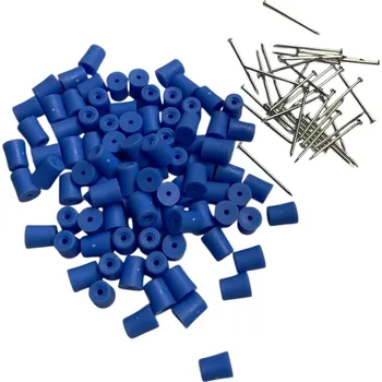 BE-EQ mezerníky + hřebíčky, kónické barevné 500 ks