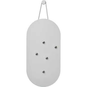 Odpadkový koš Kovová nástěnka A-Bulletin, světle šedá - Zone Denmark