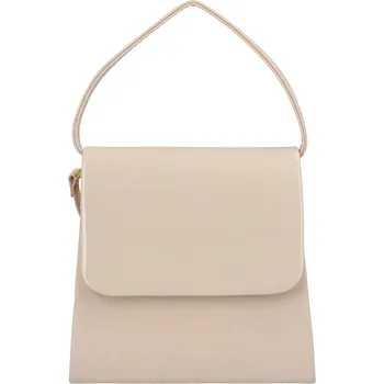 Kabelka Elegantní dámské psaníčko kufříkového střihu Esmeralda, pleťová