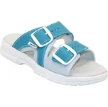 SANTÉ Dámské pantofle N/517/55/O87/O16/BP Tyrkysová v.42