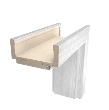 Zárubeň Naturel Obložková zárubeň 60 cm pro tloušťku stěny 10-12,5 cm borovice bílá levá O2BB60L