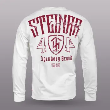 Pánské tričko Thor Steinar Tričko Legendary LS weiss Barva: Bílá, Velikost: XXL