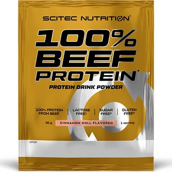 Protein Scitec Nutrition 100% Beef Protein 30 g cinnamon roll