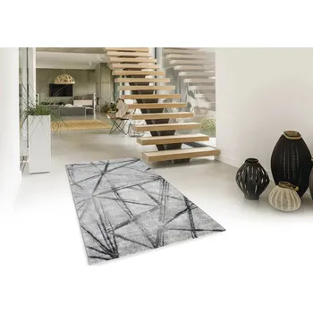 Koberec SINTELON Kusový koberec VEGAS HOME 22/GSG BARVA: Šedá, ROZMĚR: 80x150 cm