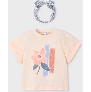 Chlapecké tričko Dětské bavlněné tričko Mayoral 3010.6G.Mini.PPY2 béžová 12X, vel. 110