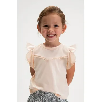 Chlapecké tričko Dětské bavlněné tričko Mayoral 3008.6E.Mini.PPY2 béžová 02X, vel. 134