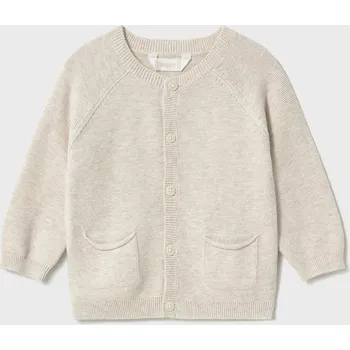 Dívčí svetr Dětský bavlněný kardigan Mayoral 1311.3B.Baby.PPY2 béžová 12X, vel. 98