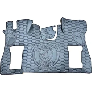 Ochranný autopotah Podlaha SCANIA VABIS NTG S (odpružená/pevná)- černá/modré prošívání