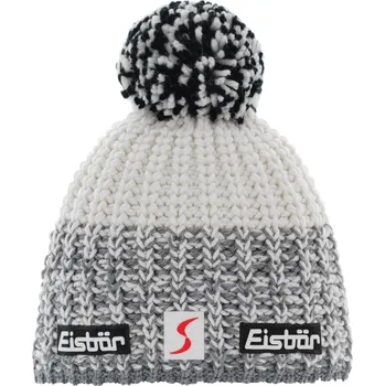Pokrývka hlavy Eisbär Refocus Pompon MÜ SP 306 bílá/šedá uni