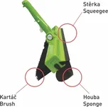 3 v 1 -- Kartáč, stěrka, houba vp-603030