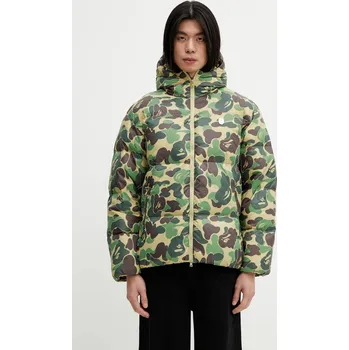Péřová bunda A Bathing Ape ABC Camo, XL, zelená, 77X