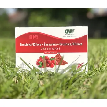 Doplněk stravy Brusinka BIO v prášku 200g, Green Ways (Doprava ZDARMA, při nákupu 4 produktů GW za 900 Kč/kus)