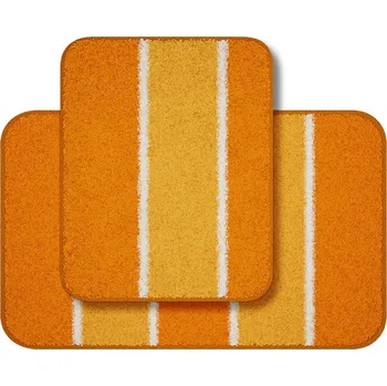 Koupelnová předložka Grund Waymore bez výřezu 40 x 50, 50 x 80 cm oranžová