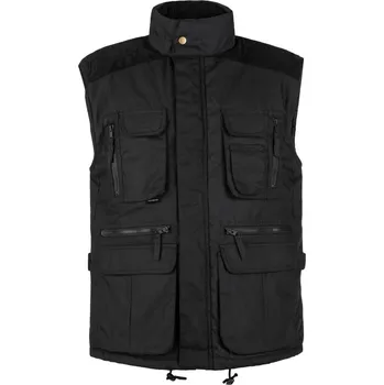 pracovní vesta Zateplená vesta Manchesta - černá: 4XL