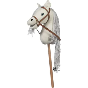 Žertovný předmět Hlava koně HKM -HOBBY HORSE: MINI- - Béžová/hnědá