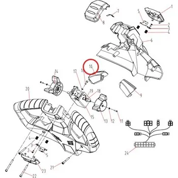 Stavební technika Tlačítko levé 31060201038