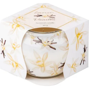 Svíčka Emocio Sklo Dekor 70x62 mm Vanilla, vonná svíčka