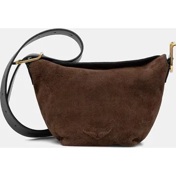Kabelka Semišová kabelka ZADIG&VOLTAIRE LWBA04199 hnědá 88X, vel. ONE SIZE