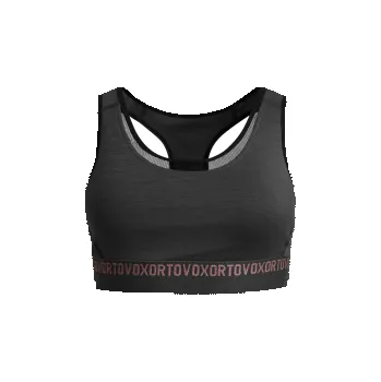 Podprsenka Ortovox 185 Rock'N'Wool Sport Top W black raven L; Černá podprsenka + DÁREK DLE VÝBĚRU!