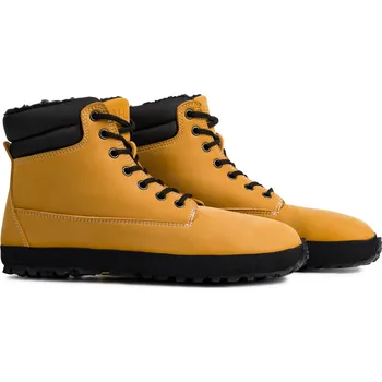 Dámská zimní obuv Ahinsa shoes Dámské zimní boty Comfort Shuma Winter pískový nubuk 38