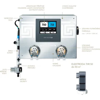 Zařízení na úpravu vody Aseko Úprava slané vody ASIN Aqua SALT eOX 50 as-133013
