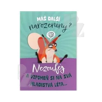 Blahopřání s textem Narozeniny Tenkrát Hrací, Albi