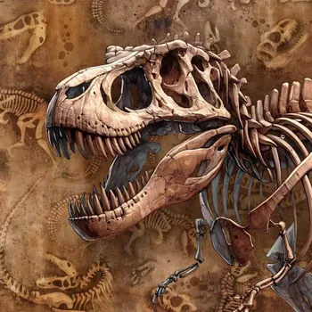 Teplákovina Dino archeologická vykopávka, panel (E) (Panely a ladící metráž)