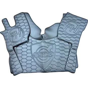 Ochranný autopotah Podlaha VOLVO FH4 a FH5 - černá/šedé prošívání