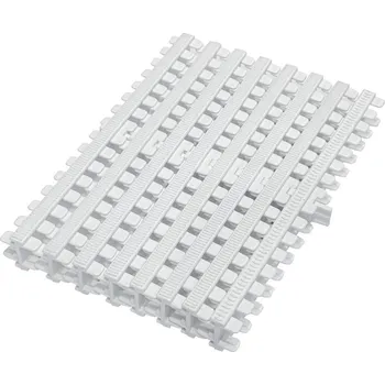 Odvodňovací žlab Přelivový roll rošt pro veřejné bazény - bílý - šířka 295 mm, výška 35mm vp-41106295