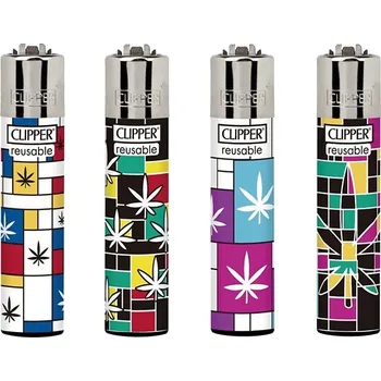 Zapalovač zapalovac-clipper-modern-weed